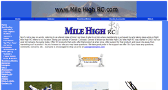 Desktop Screenshot of milehighrc.com